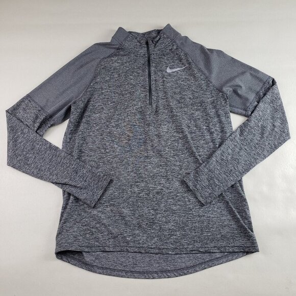 Nike Other - Nike Dri Fit 1/2 Zip Running Top Mens Large Gray Long Sleeve Active Pullover
